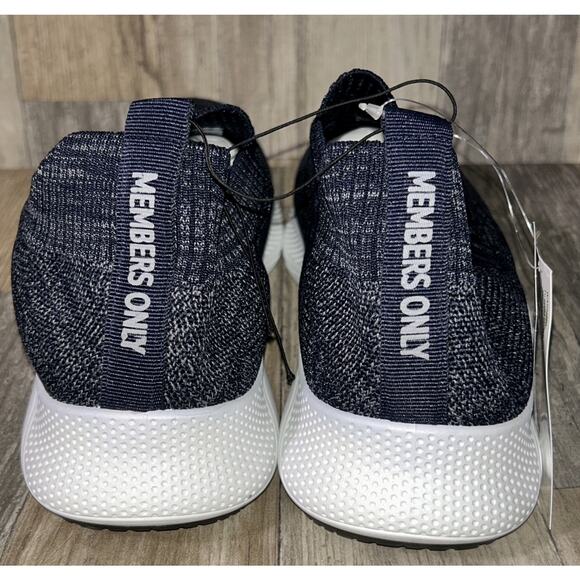 New Members Only Cushioned Lightweight Breathable Navy Cross Trainers 10 - Picture 4 of 8